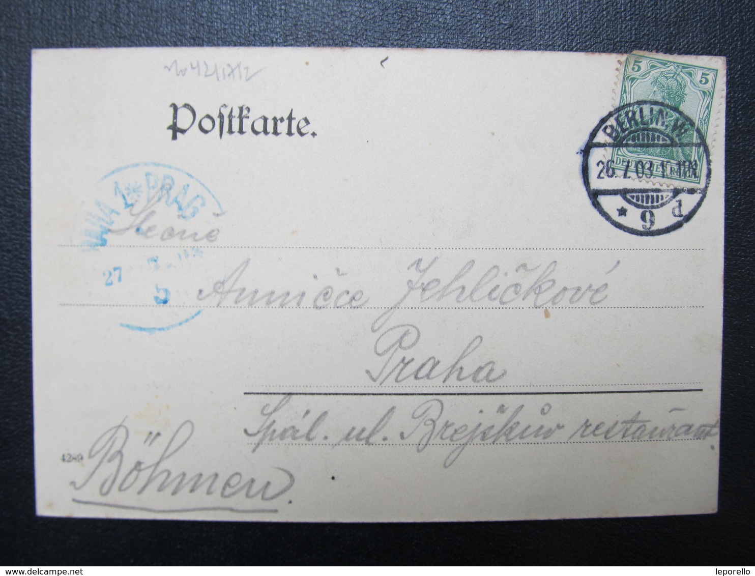 AK BERLIN STEGLITZ Schlachtensee 1903 // D*38463 - Steglitz