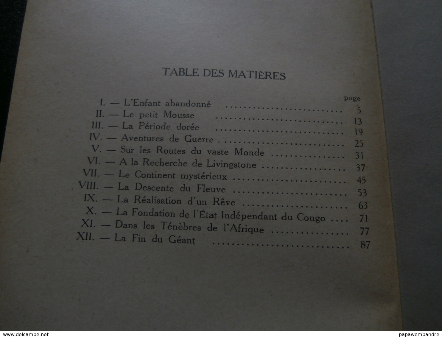 Christian Monheim : Boula-Matari Stanley le briseur de roches (1946) Toma, André