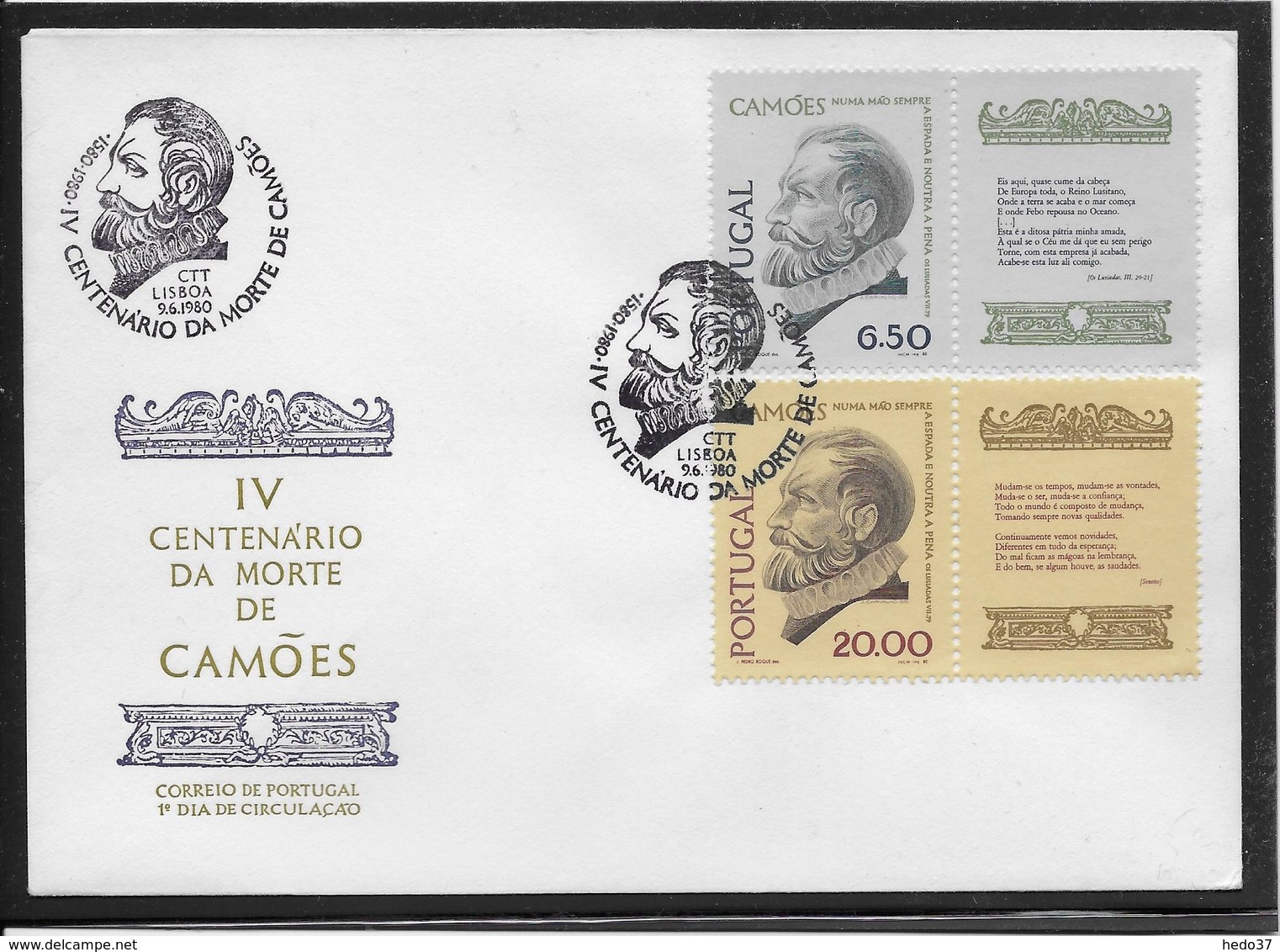 Portugal - FDC - Enveloppe - FDC