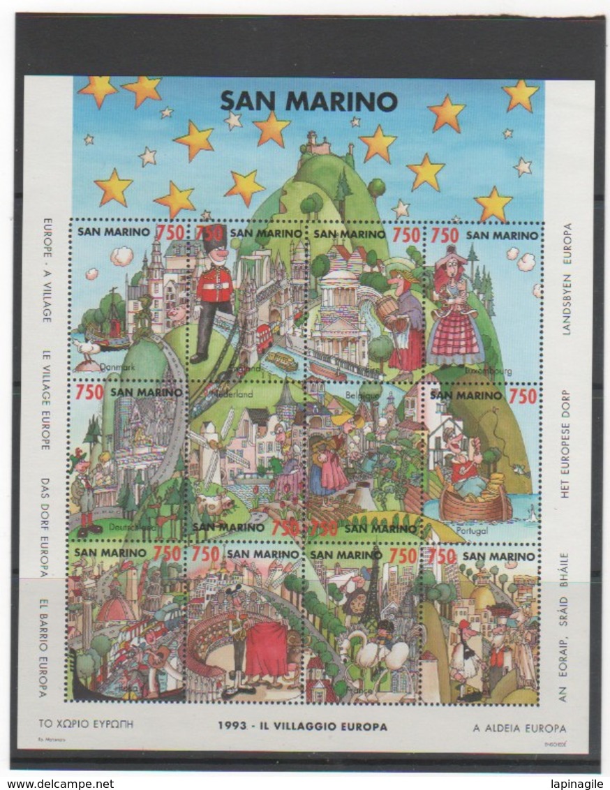 SAN MARINO 1993 YT N° 1332 à 1343 Neuf** MNH - Neufs