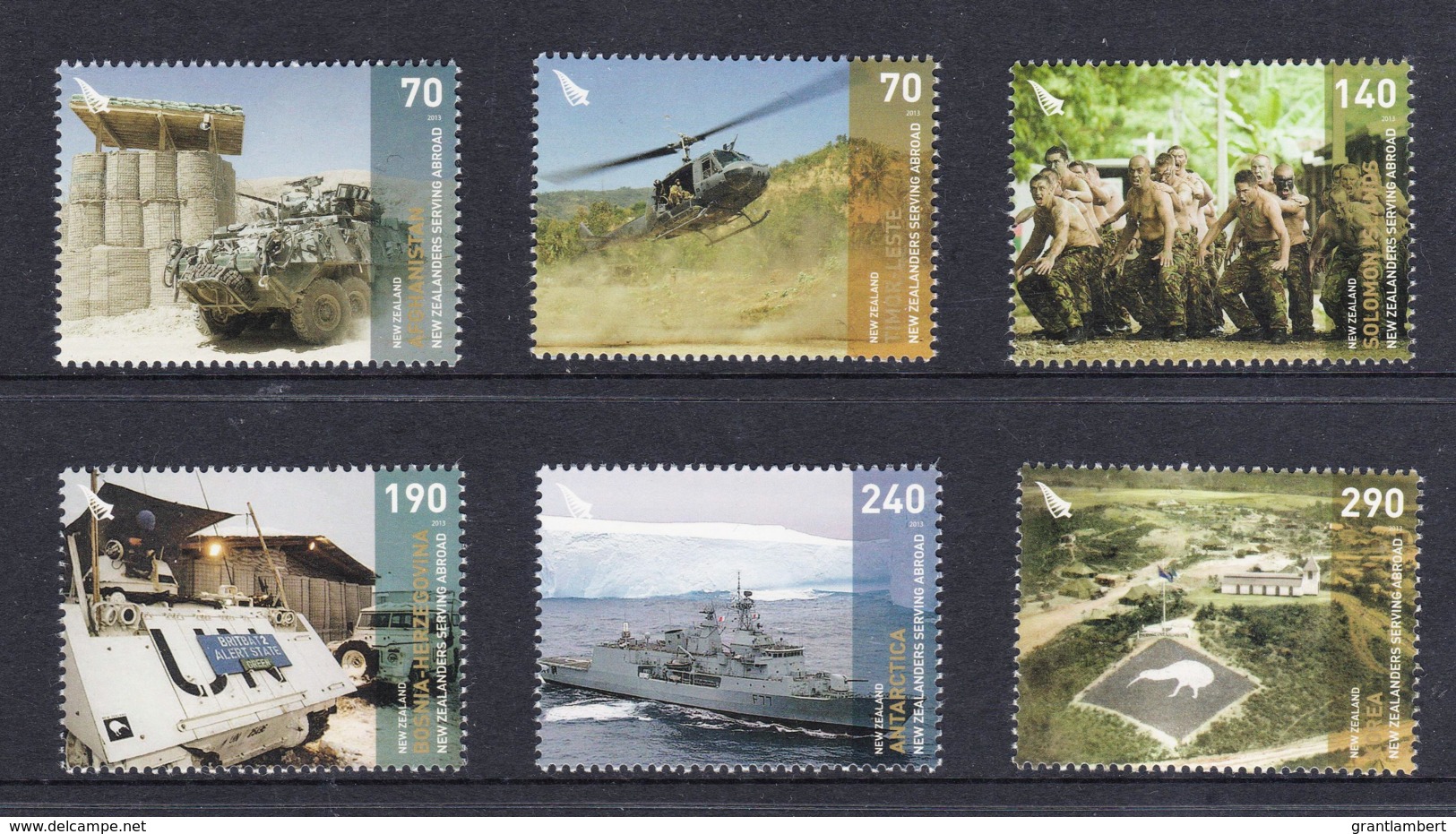 New Zealand 2013 ANZAC - 4th Series Set Of 6 MNH - See Notes - Unused Stamps