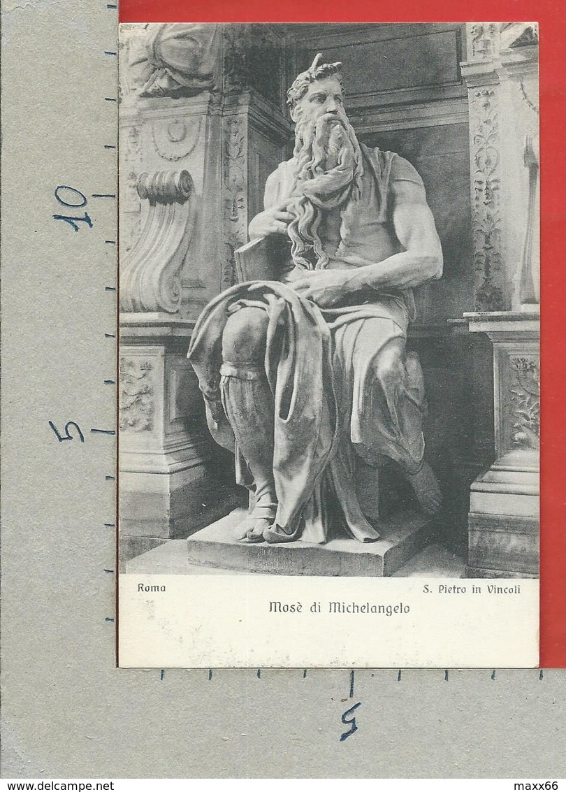 CARTOLINA NV ITALIA - ROMA - S. Pietro In Vincoli - Mosè Di Michelangelo - 9 X 14 - Autres Monuments, édifices