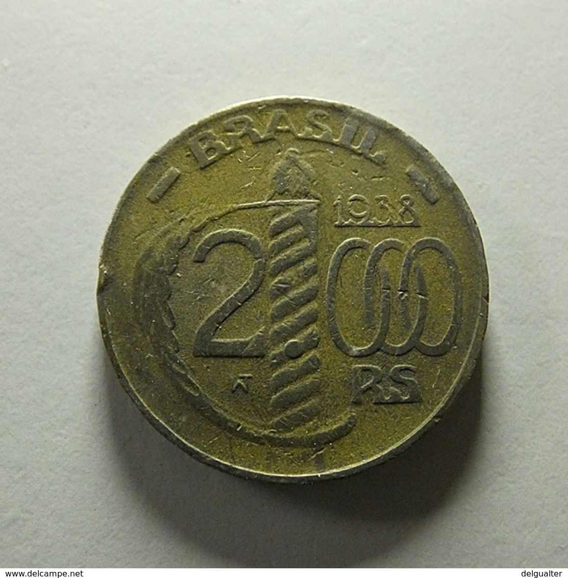 Brazil 2000 Reis 1938 - Brazil