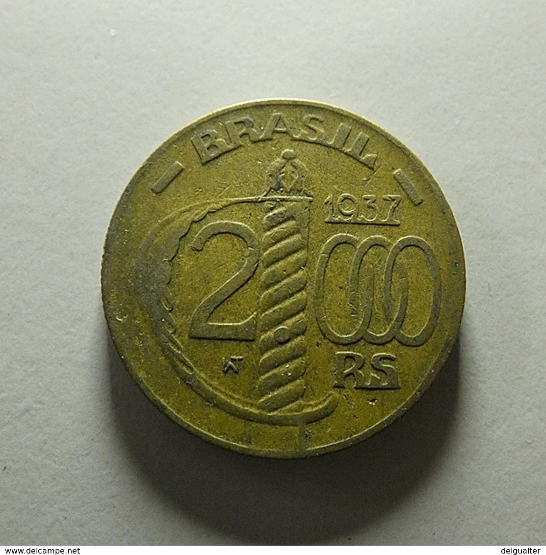 Brazil 2000 Reis 1937 - Brazil