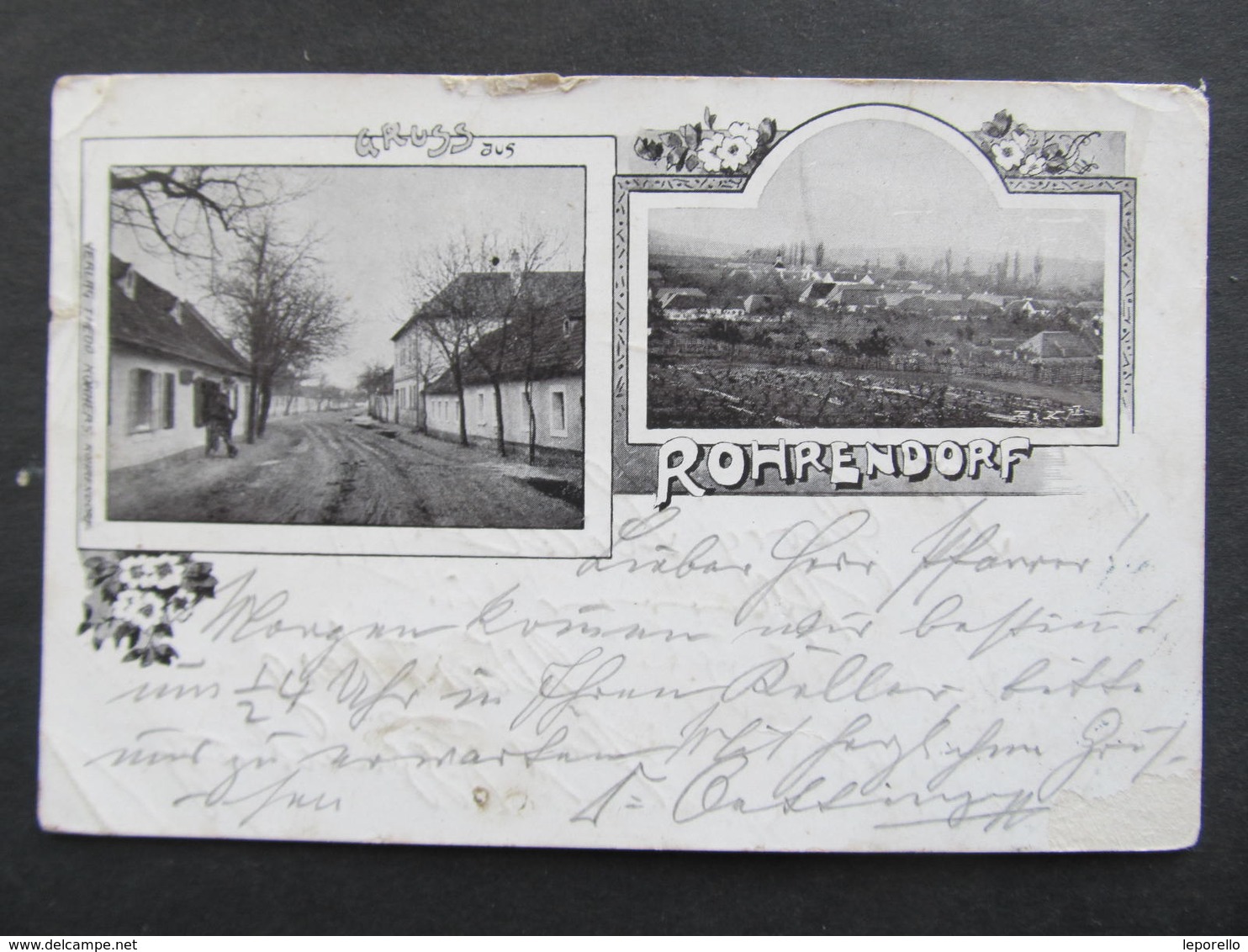 AK ROHRENDORF PULKAU B. Hollabrunn 1899 // D*38501 - Hollabrunn