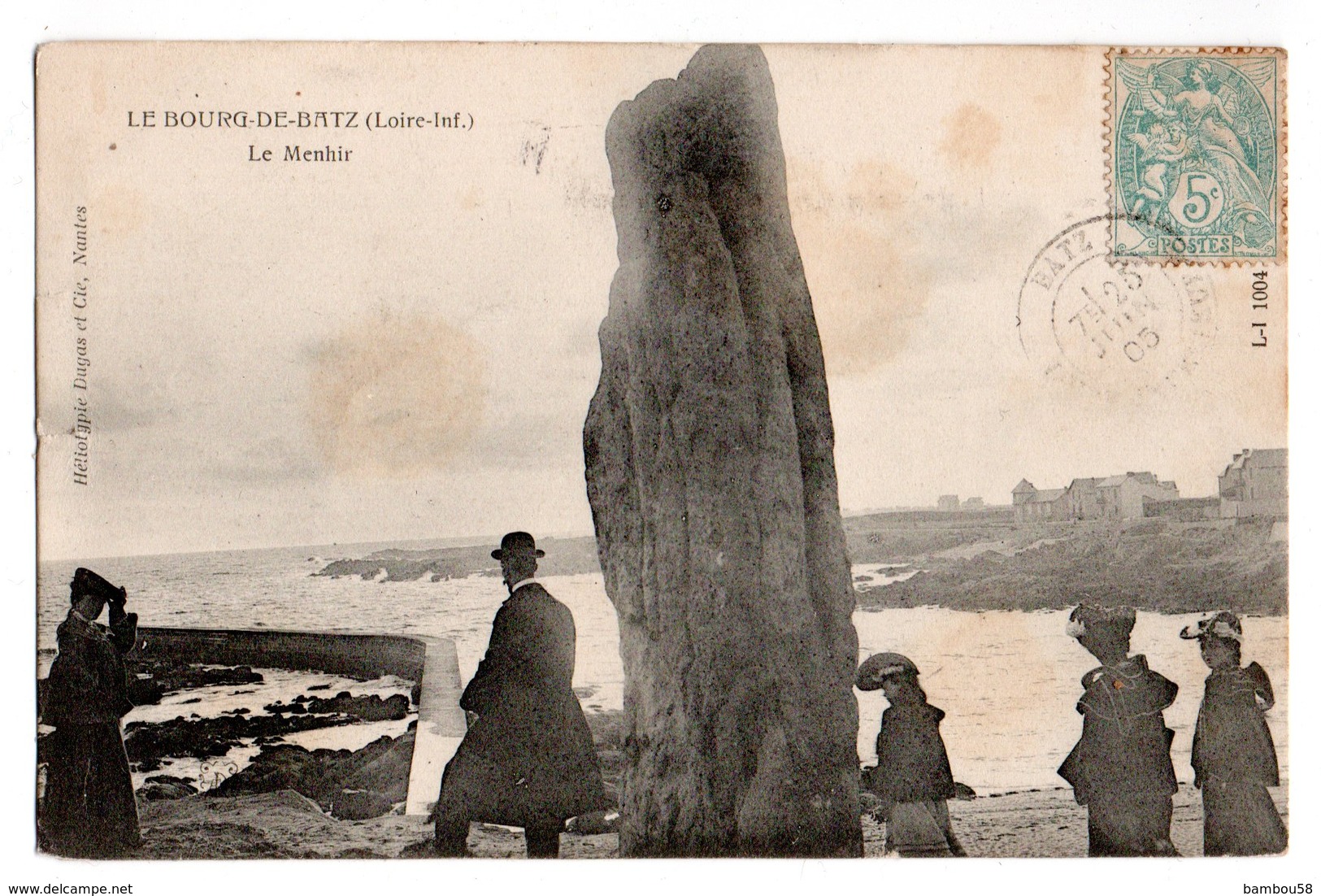 LOIRE ATLANTIQUE * LE BOURG DE BATZ * LE MENHIR - Belle Animation - Dolmen & Menhirs