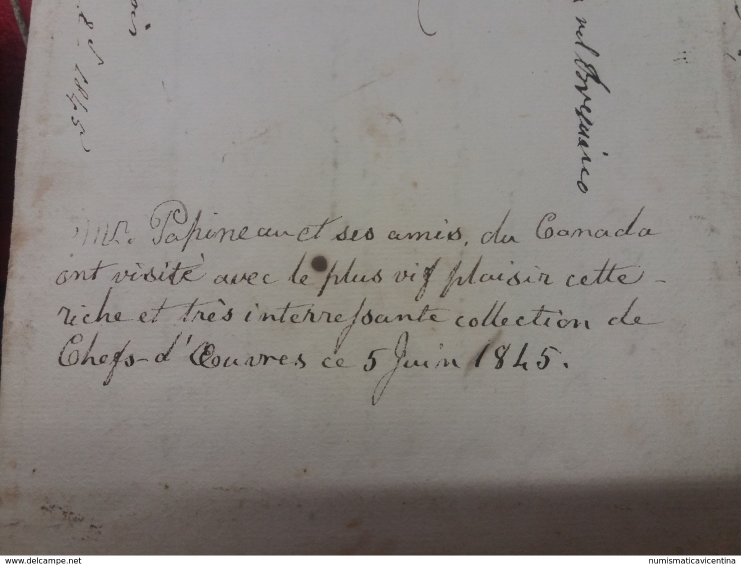 Libro delle Firme Autografi signatures autographes 1840 > 1845