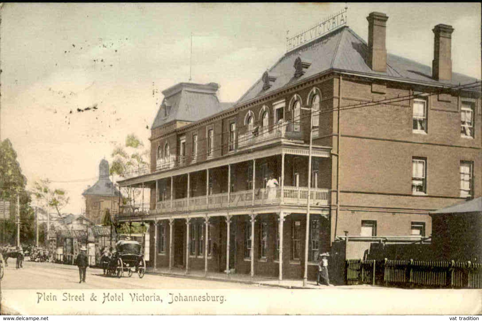 AFRIQUE DU SUD - Carte Postale - Johannesburg - Plein Street And Hôtel Victoria  - L 30049 - Afrique Du Sud