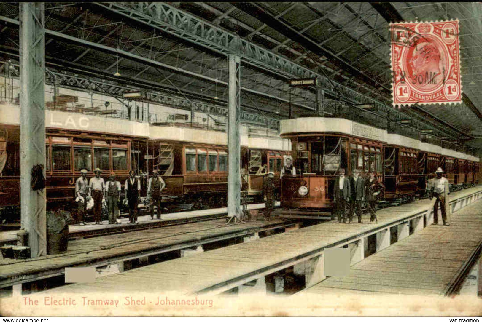 AFRIQUE DU SUD - Carte Postale - Johannesburg - The Electric Tramway Shed - L 30050 - Afrique Du Sud