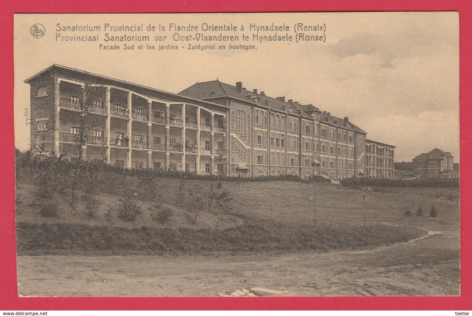 Ronse - Provincial Sanatorium Te Hynsdaele - Zuidgevel En Hovingen ( Verso Zien ) - Renaix - Ronse