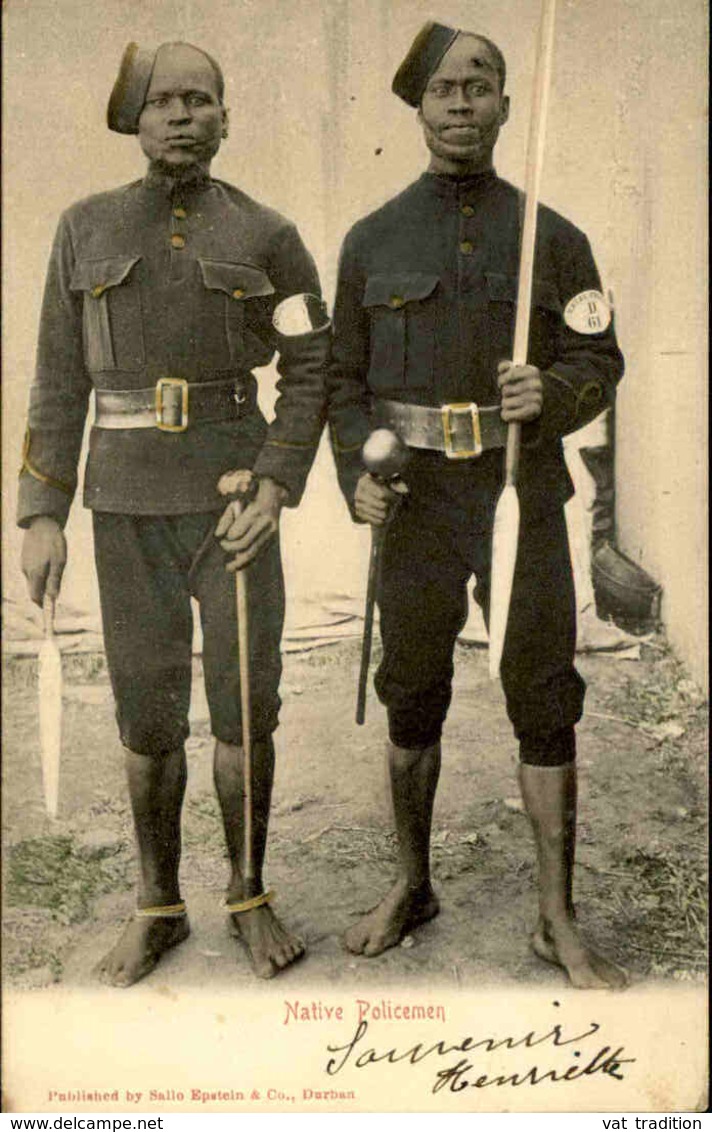 AFRIQUE DU SUD - Carte Postale -  Native Policemen - L 30053 - Afrique Du Sud