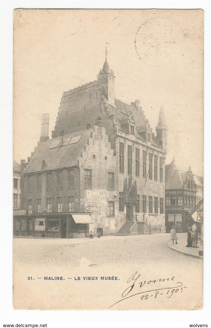 Malines Le Vieux Musée Oude Postkaart - Mechelen