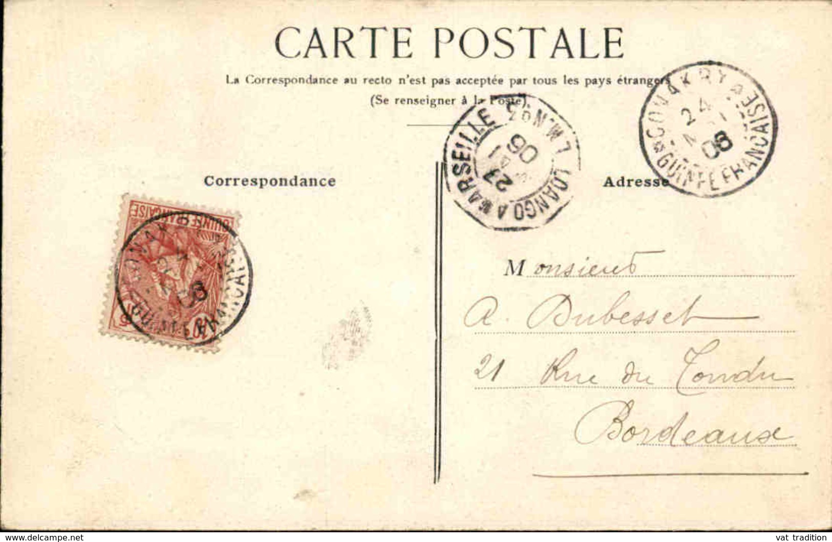 GUINÉE - Carte Postale - Une élégante De Conakry - L 30070 - Guinée Française