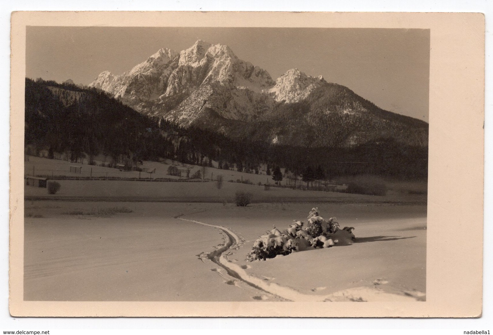 1933 YUGOSLAVIA, SLOVENIA, PONCE, TPO 3  PLANICA-BEOGRAD, SENT TO VRSAC, ILLUSTRATED POSTCARD,  USED - Yugoslavia