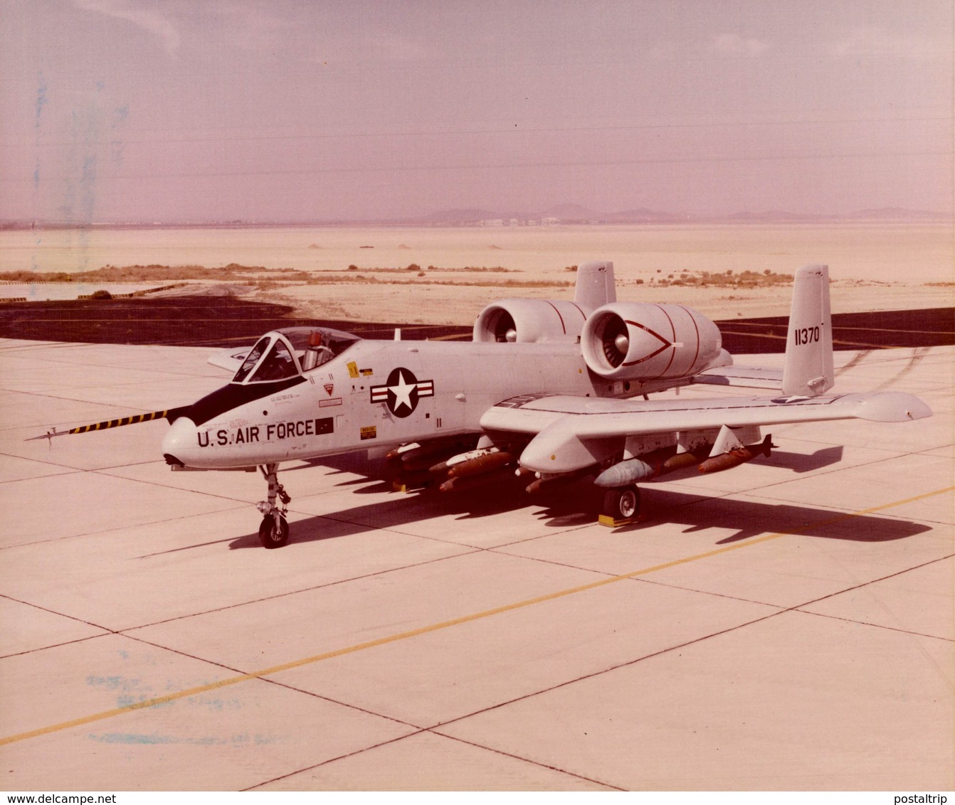 FAIRCHILD A10A THUNDERBOLT II US AIR FORCE  25* 20 CM Boeing Airplane Company US UNITED STATES AIR FORCE - Guerra, Militares