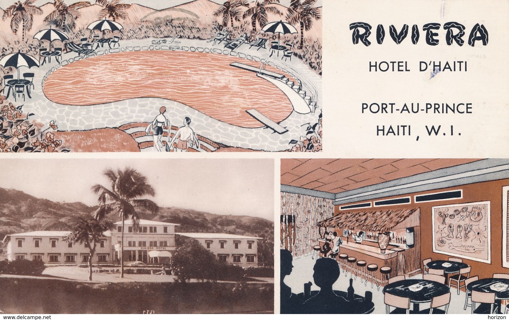X132.  Port-au-Prince - Haiti - Riviera Hotel - 1953 - Haiti