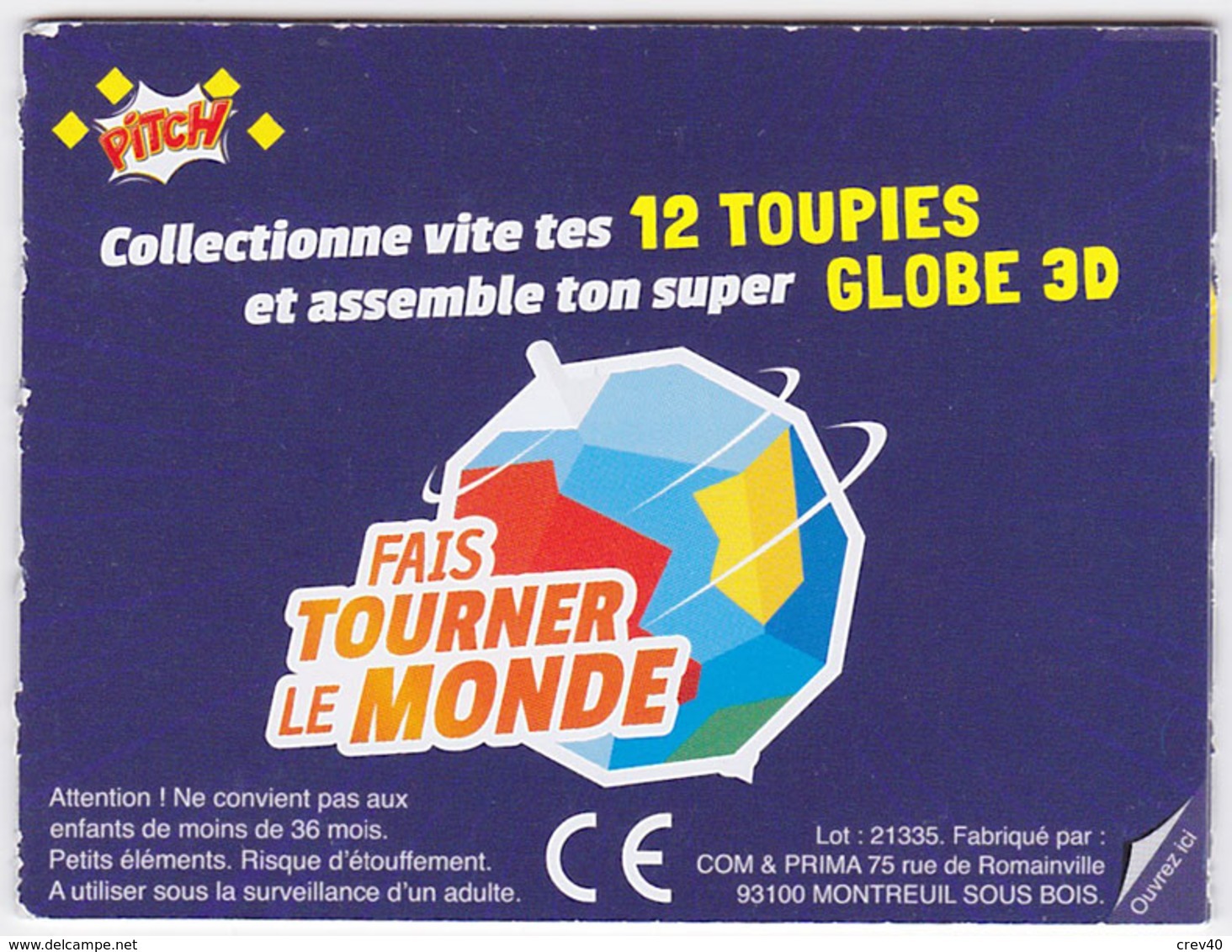 Toupie Fais Tourner Le Monde Pitch - Asie - Other & Unclassified