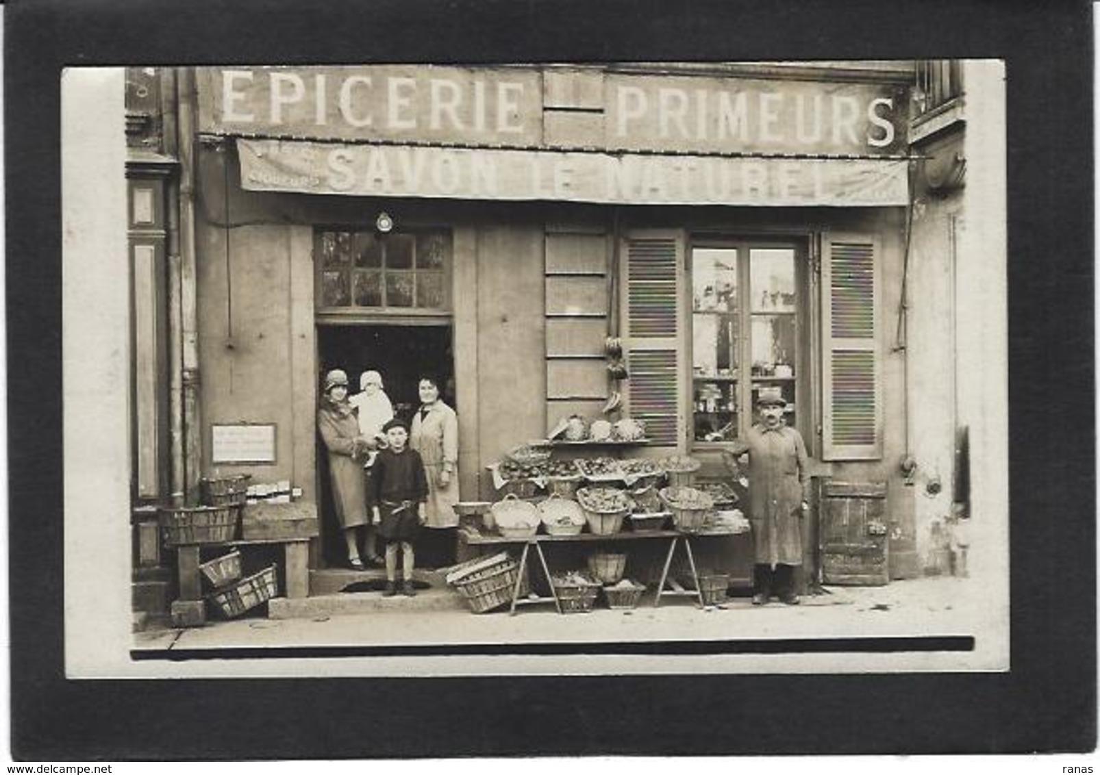 CPA Bouches Du Rhône 13 Salon De Provence Carte Photo RPPC Non Circulé Commerce Shop Devanture Front - Salon De Provence