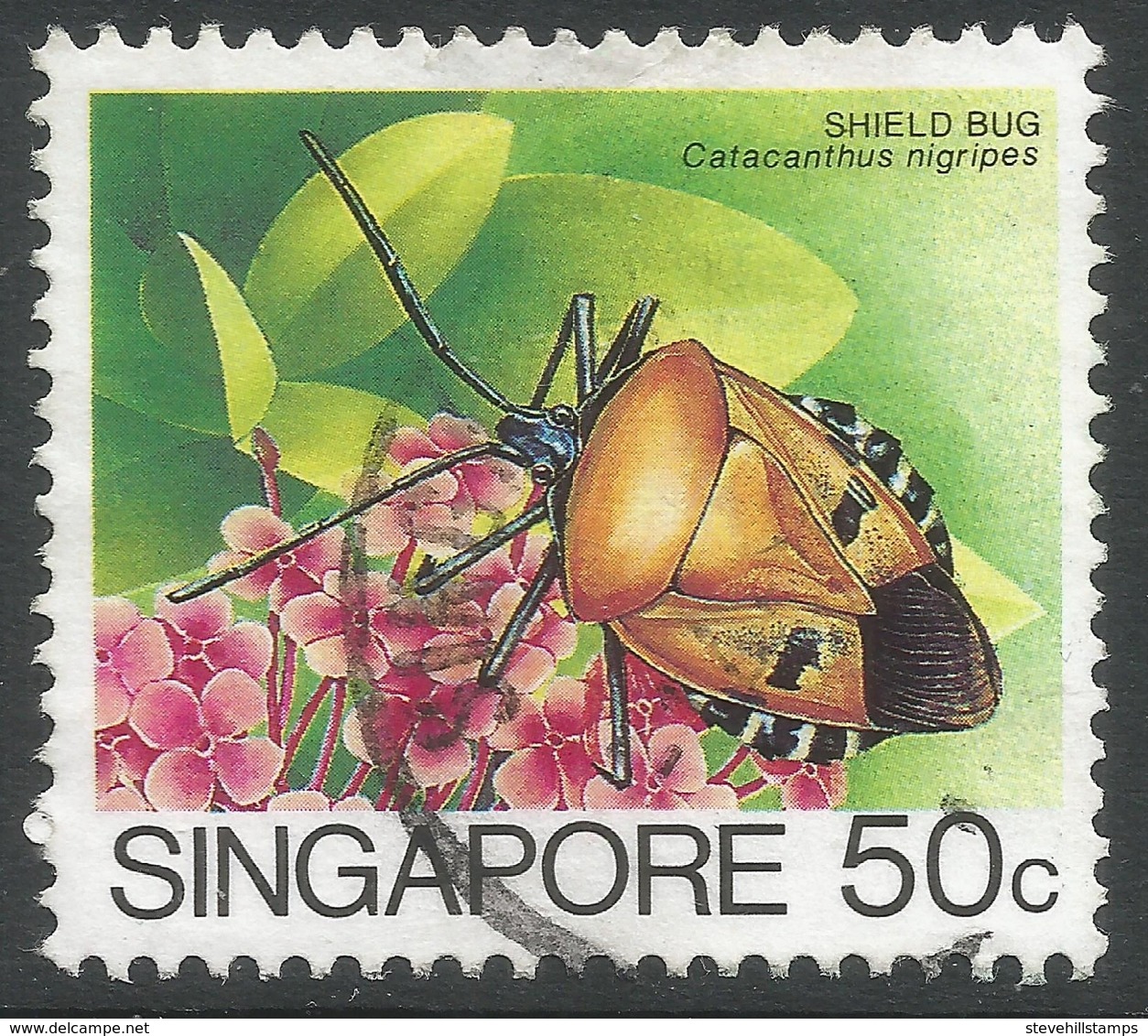 Singapore. 1985 Insects. 50c Used. SG 497 - Singapore (1959-...)