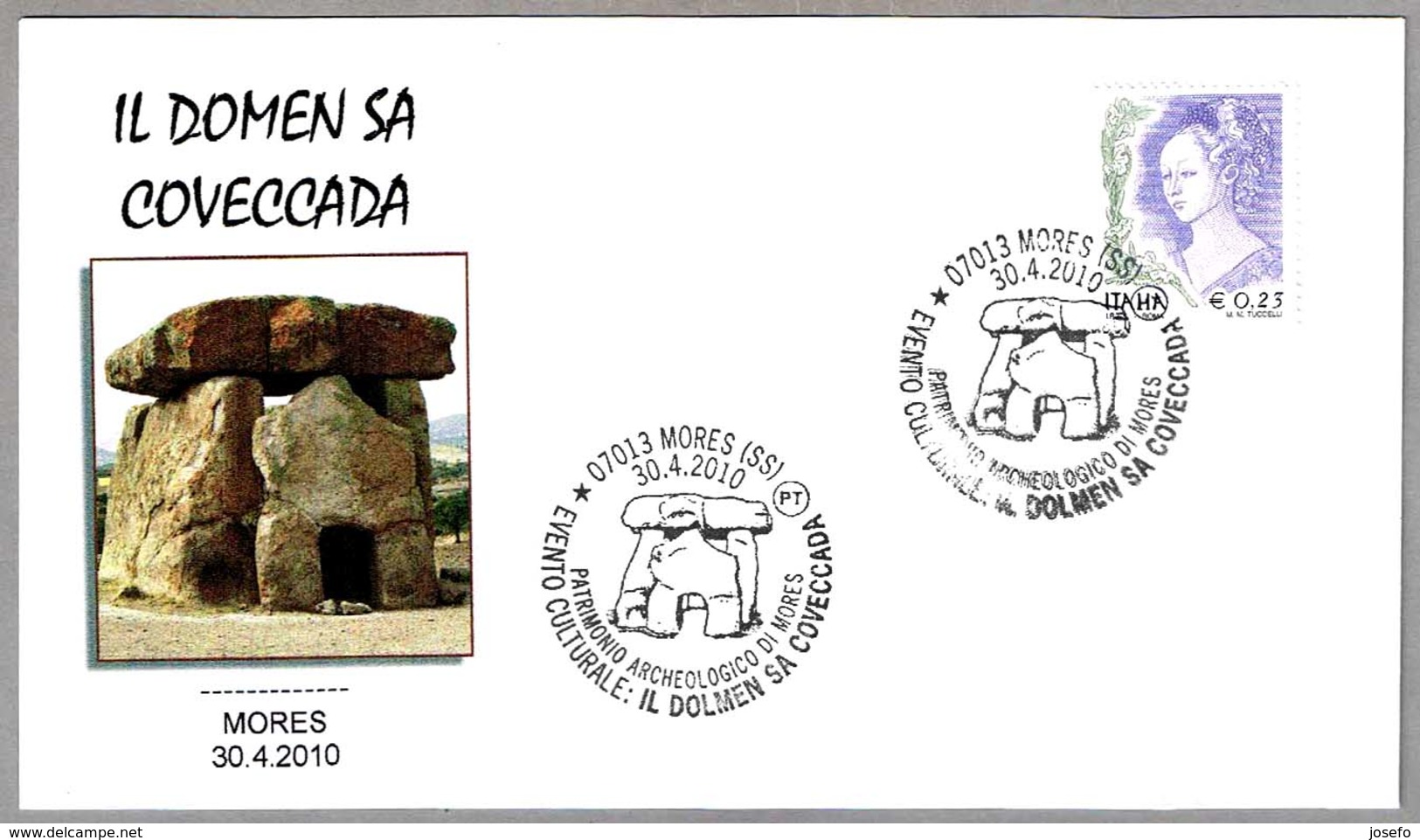 DOLMEN SA COVECCADA. Mores, Sassari, 2010 - Prehistory