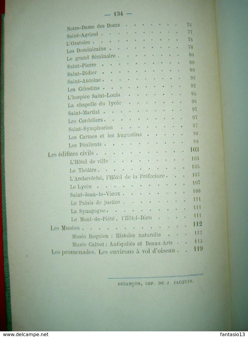 Avignon   La ville et le Palais des Papes  A. Penjon  1878