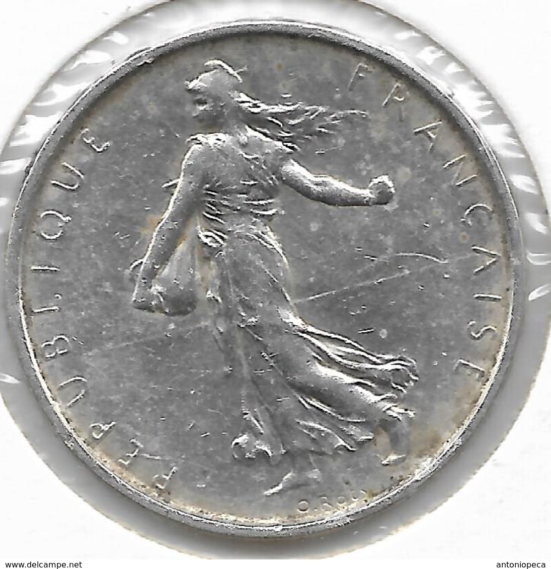 FRANCIA 1962 Moneta D'argento 5 Franchi, FDC - Altri & Non Classificati