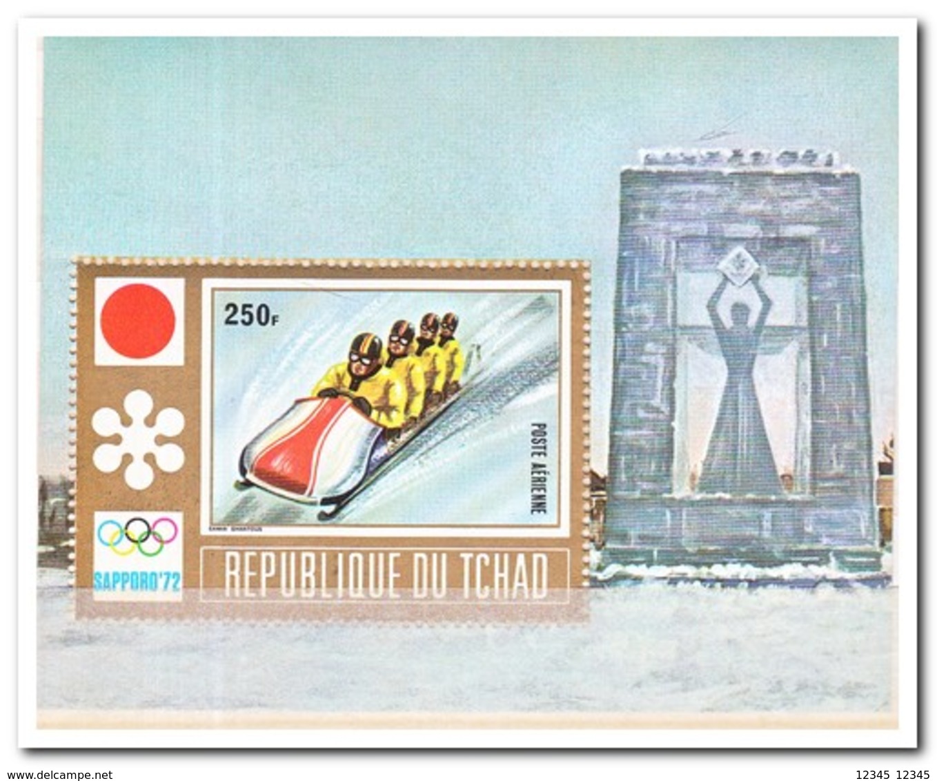 Tsjaad 1972, Postfris MNH, Olympic Winter Games - Tsjaad (1960-...)