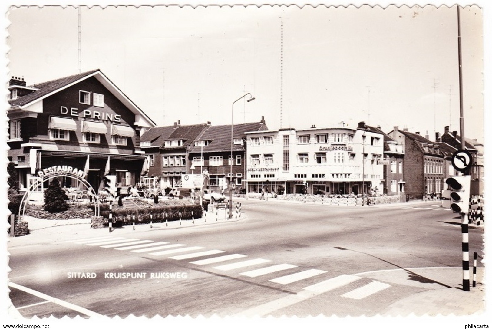 Sittard - Kruispunt Rijksweg Met De Prins - 1965 - Sittard