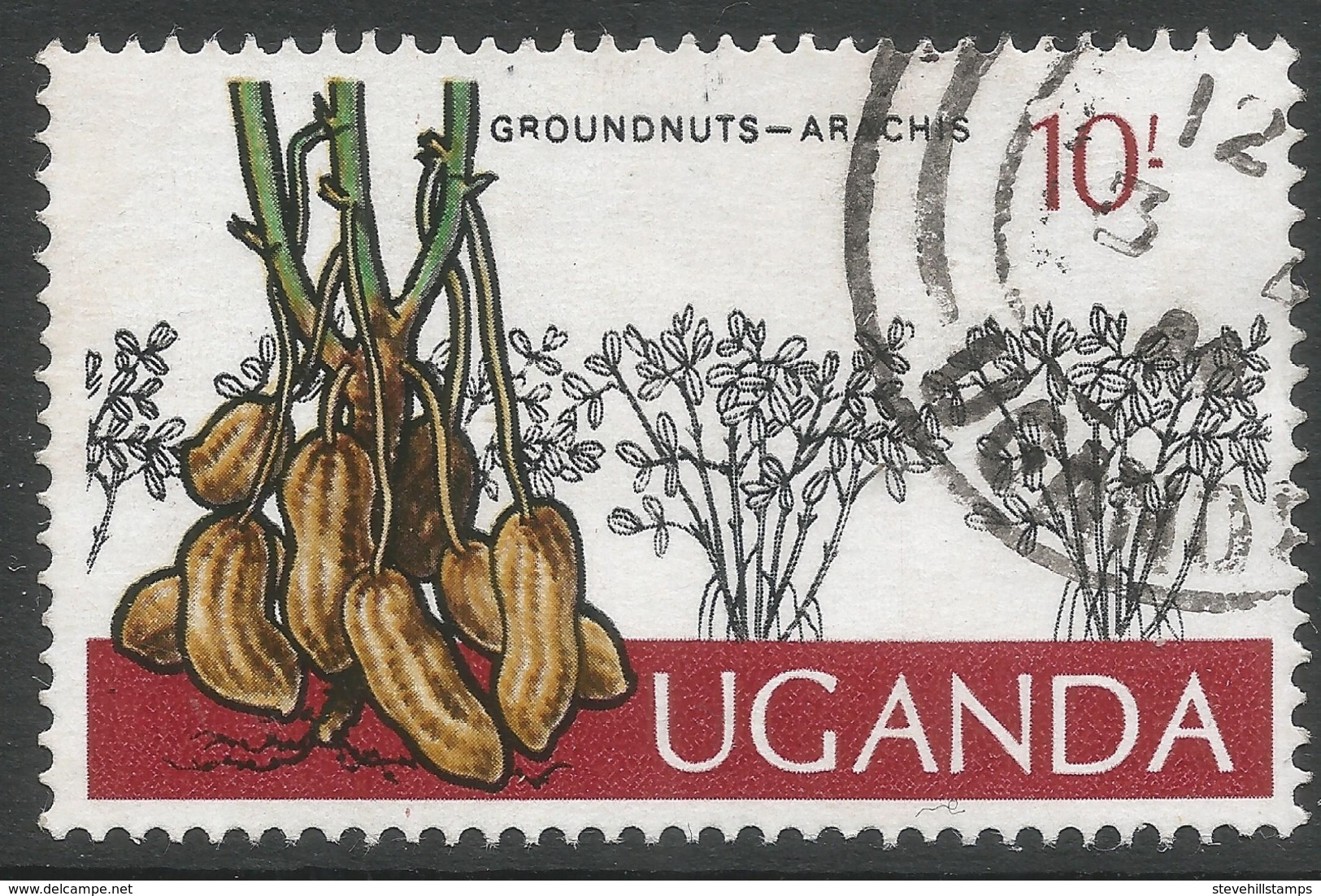 Uganda. 1975 Ugandan Crops. 10/- Used. SG 160 - Uganda (1962-...)