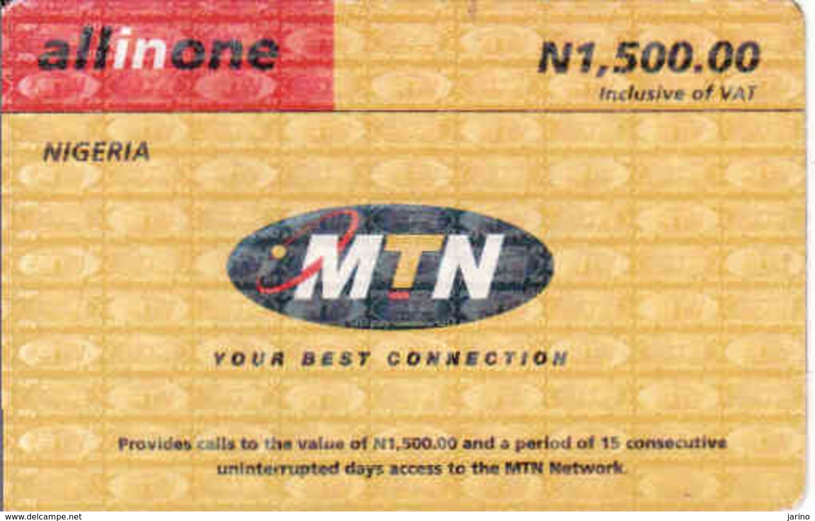 Nigerie, MTN All In One - Nigeria