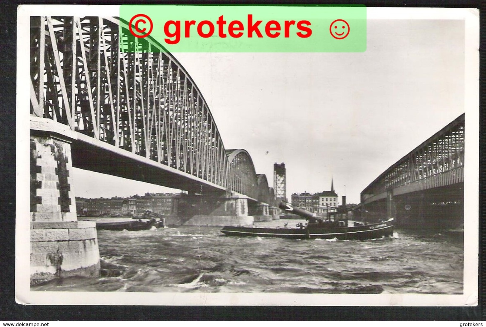 ROTTERDAM Maasbruggen Met Sleepboot 1948 - Rotterdam
