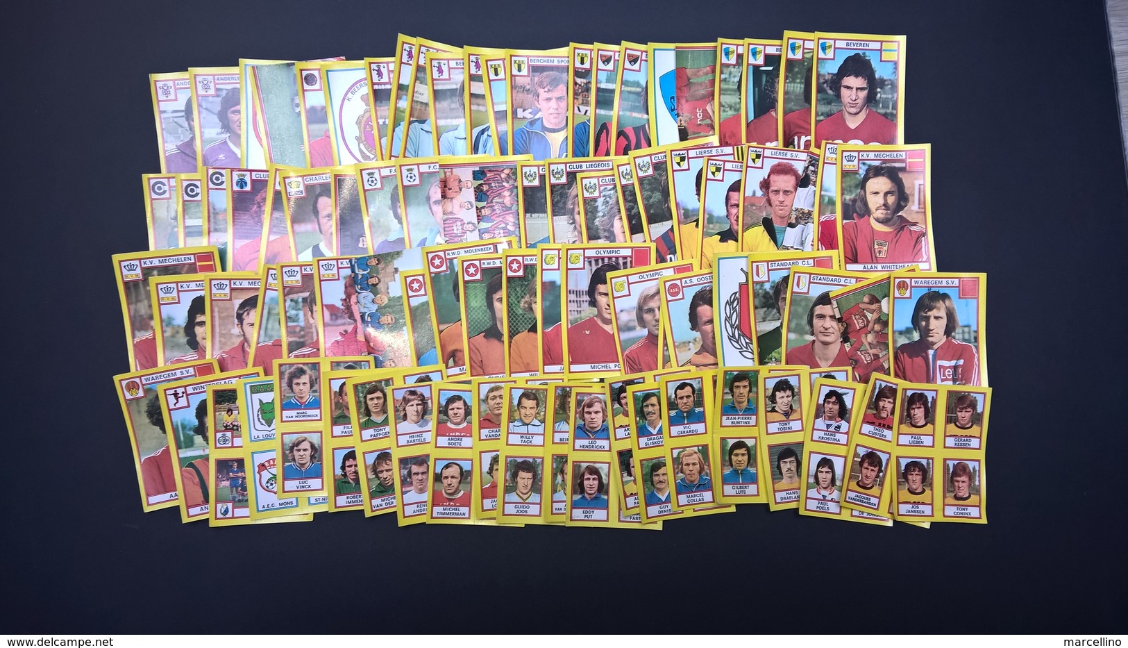 Lot De 86 Vignettes +11 Doubles Offertes Football 75  Panini - Sports