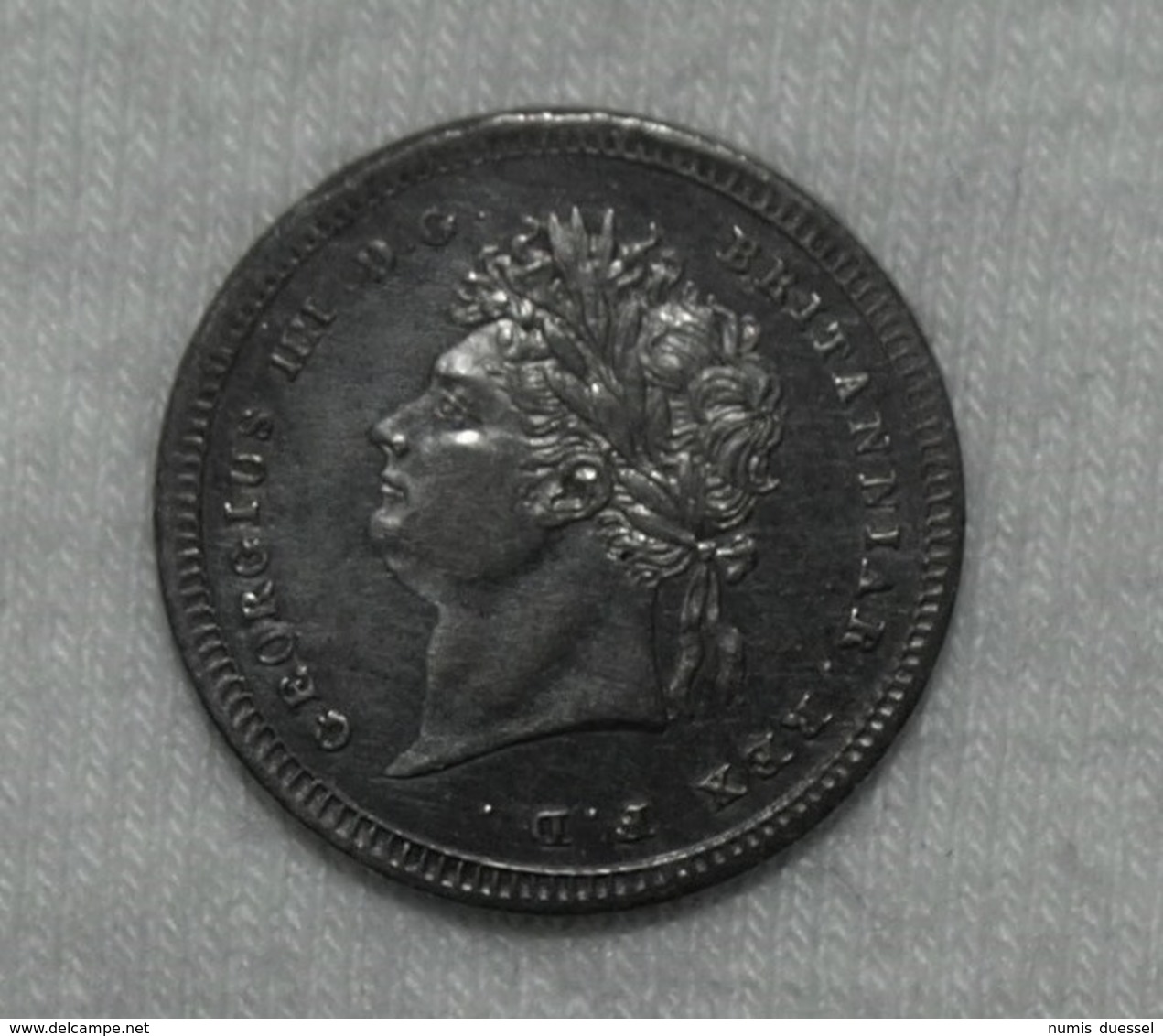 Silber/Silver Prooflike Großbritannien/Great Britain Maundy George IV, 1829, 2 Pence UNC - Maundy Sets & Gedenkmünzen