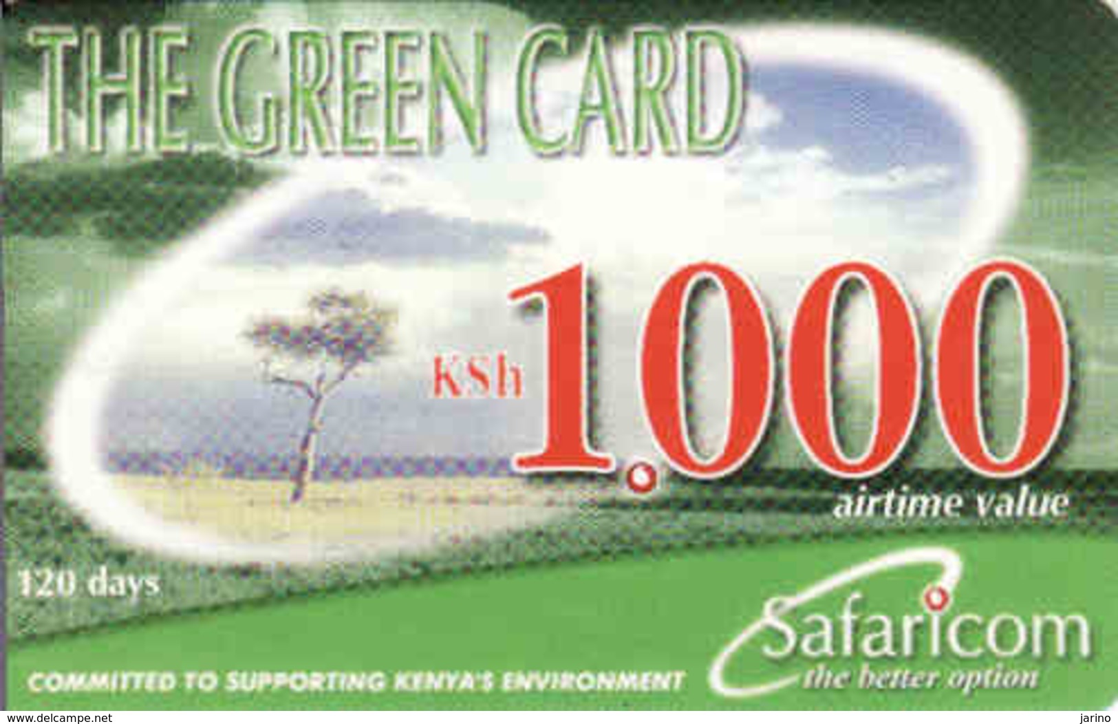 Kenya, Green Card 1000, Safaricom - Kenya