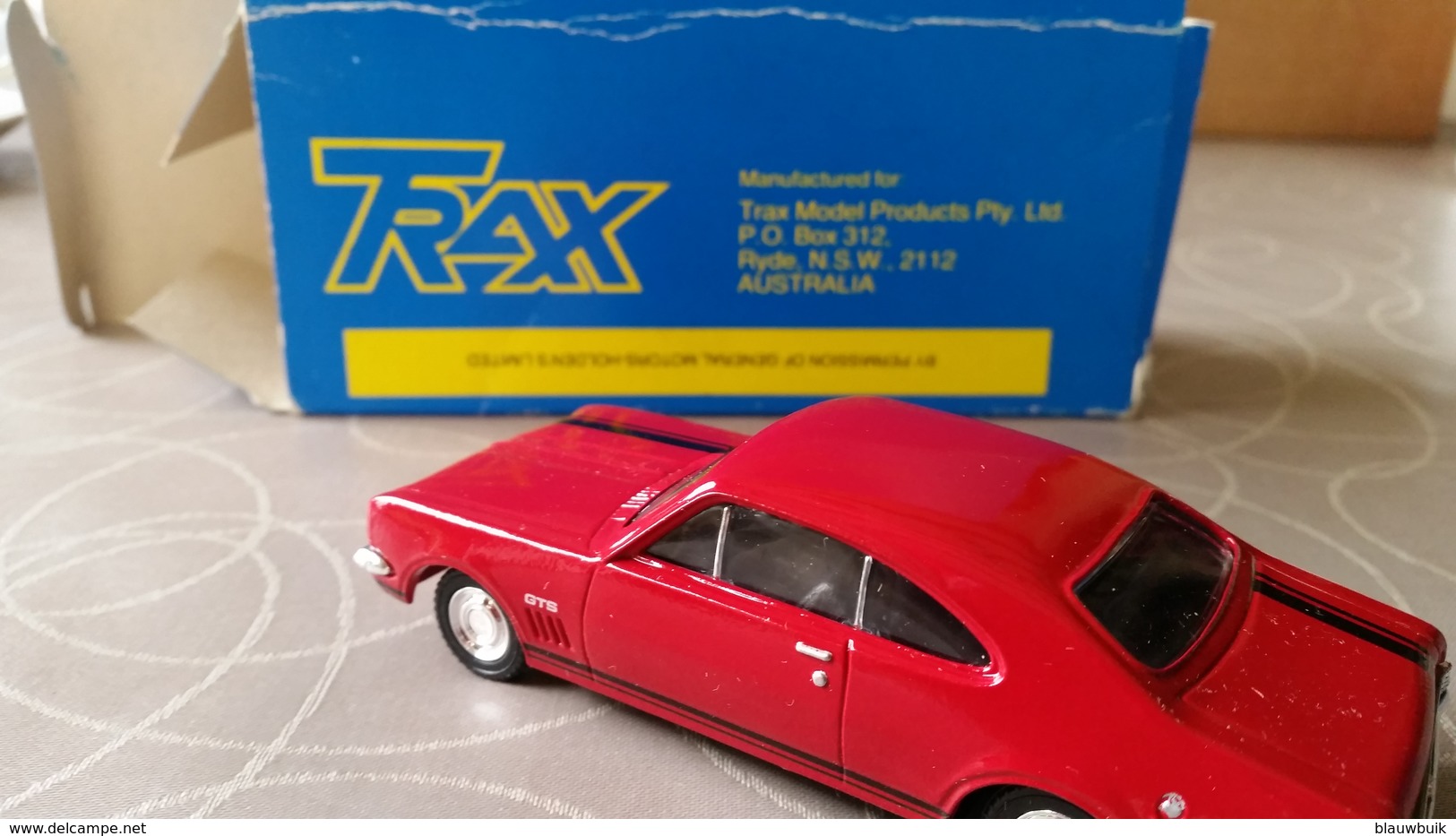 trax 8004 1/43 holden monaro red mib Rare!!!