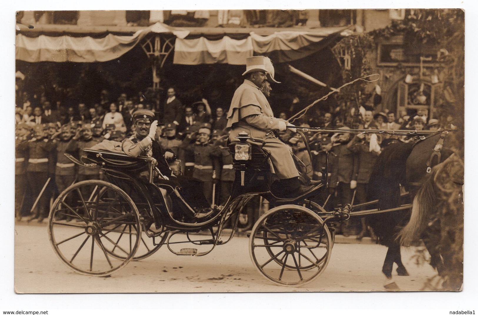 1920 YUGOSLAVIA, ZAGREB, KING ALEKSANDAR, ROYAL VISIT, ORIGINAL PHOTOGRAPH - Famous People