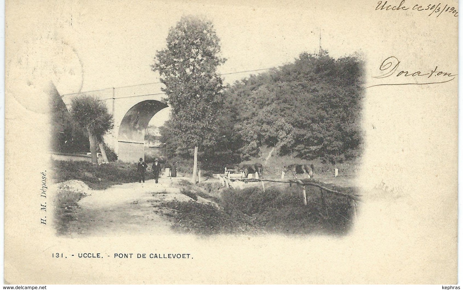 131. - UCCLE : Pont De Callevoet - Cachet De La Poste 1902 - Uccle - Ukkel