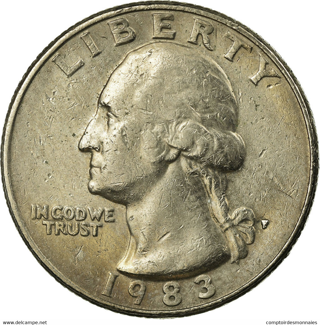 Monnaie, États-Unis, Washington Quarter, Quarter, 1983, U.S. Mint - 1932-1998: Washington