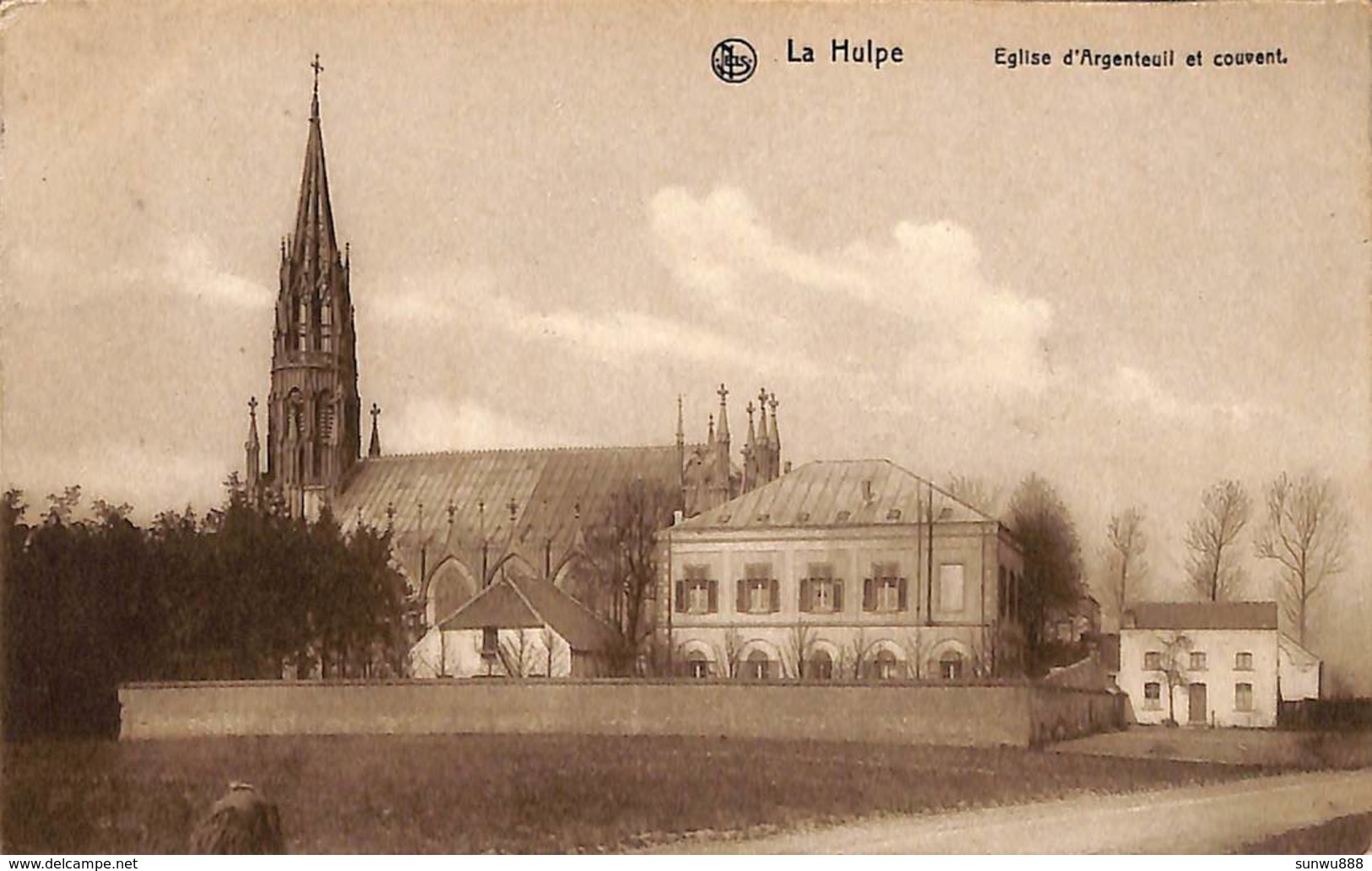 La Hulpe - Eglise D'Argenteuil Et Couvent (Edit. Vve G. Batardy 1911) - La Hulpe