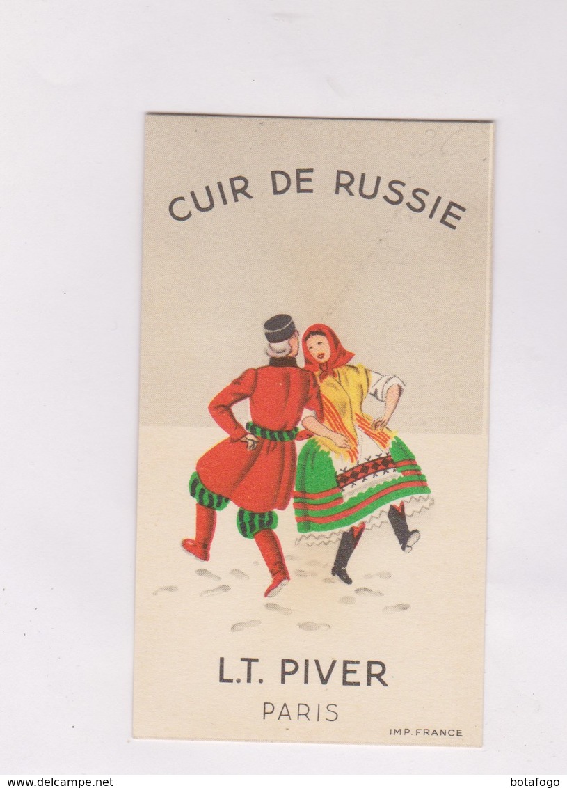 CARTE PARFUMEE PARFUM CUIR DE RUSSIE, L.T PIVER - Modernes (à Partir De 1961)