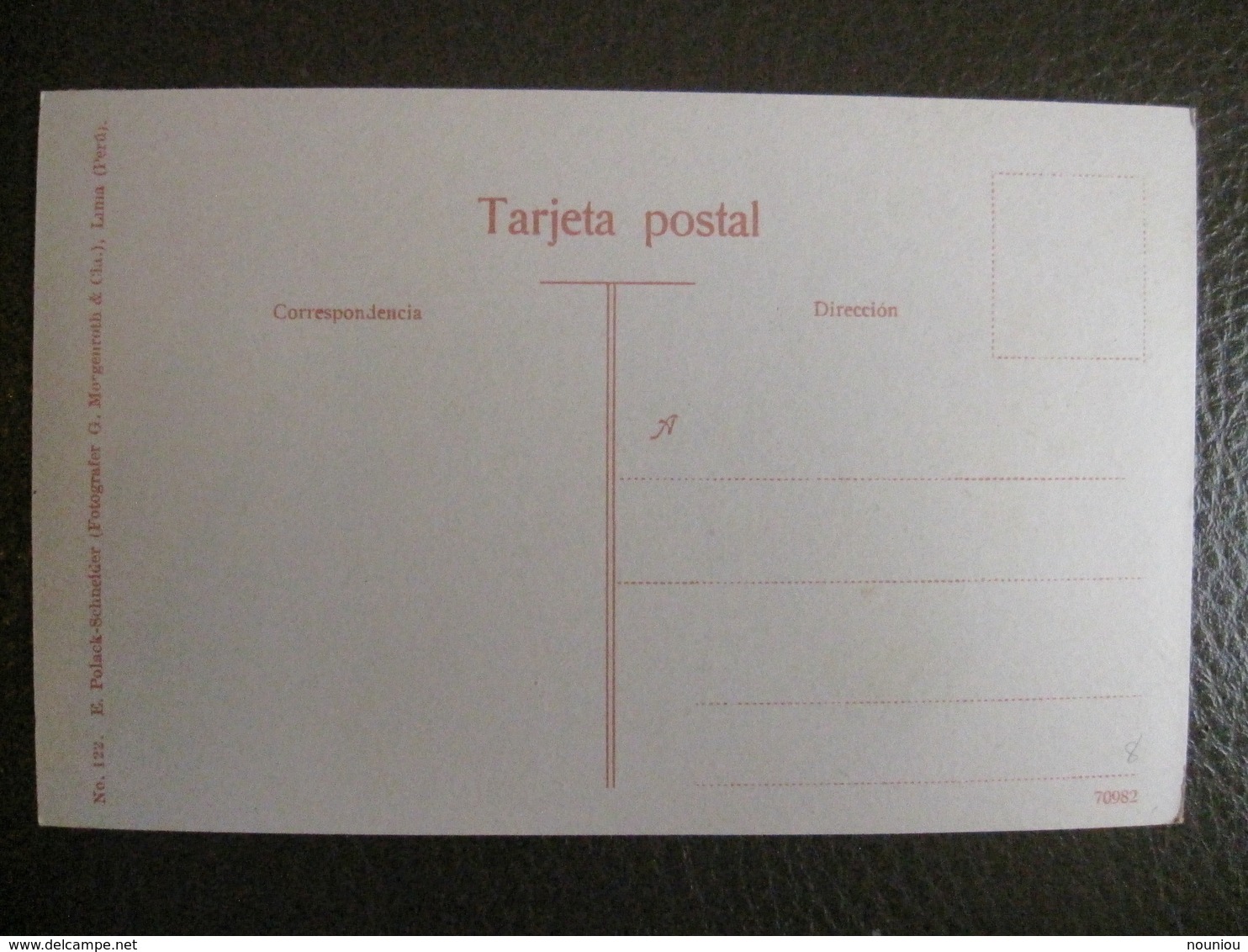 Antique Tarjeta Postal - Peru Perou - Paseo 9 De Diciembre - Lima - Polack-Schneider N°122 - Pérou