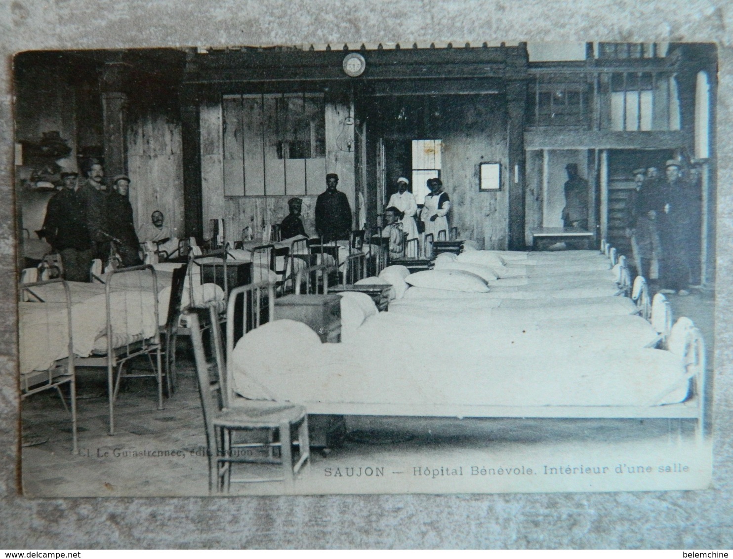 SAUJON     HOPITAL BENEVOLE   INTERIEUR D'UNE SALLE - Saujon