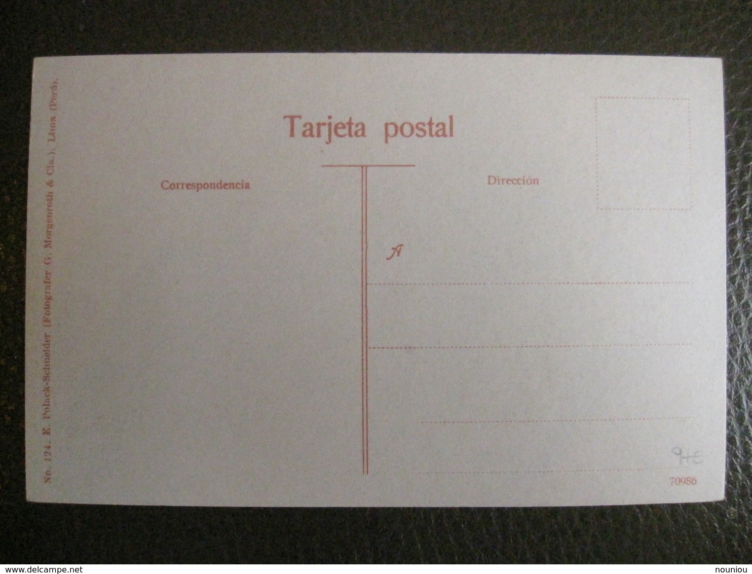 Antique Tarjeta Postal - Peru Perou - Alameda à La Magdalena - Lima - Polack-Schneider N°124 - Peru