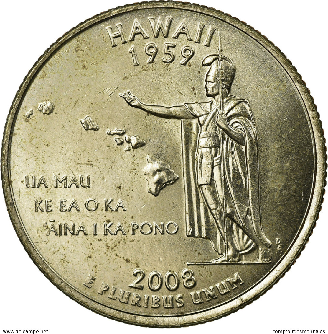 Monnaie, États-Unis, Quarter, 2008, U.S. Mint, Denver, TB+, Copper-Nickel Clad - 1999-2009: State Quarters
