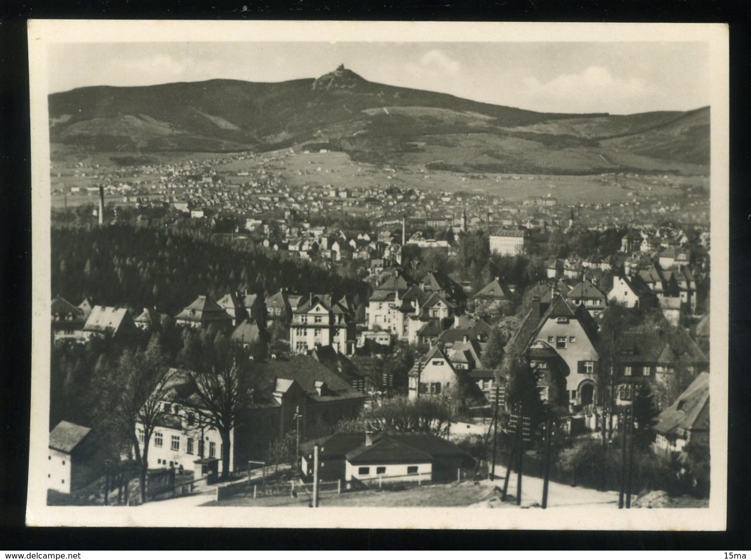 Sudeten Reichenberg Liberec 4 Kleinen Foto 6x9cm Kurviertel Konrad Henlein Platz Strassenbahn