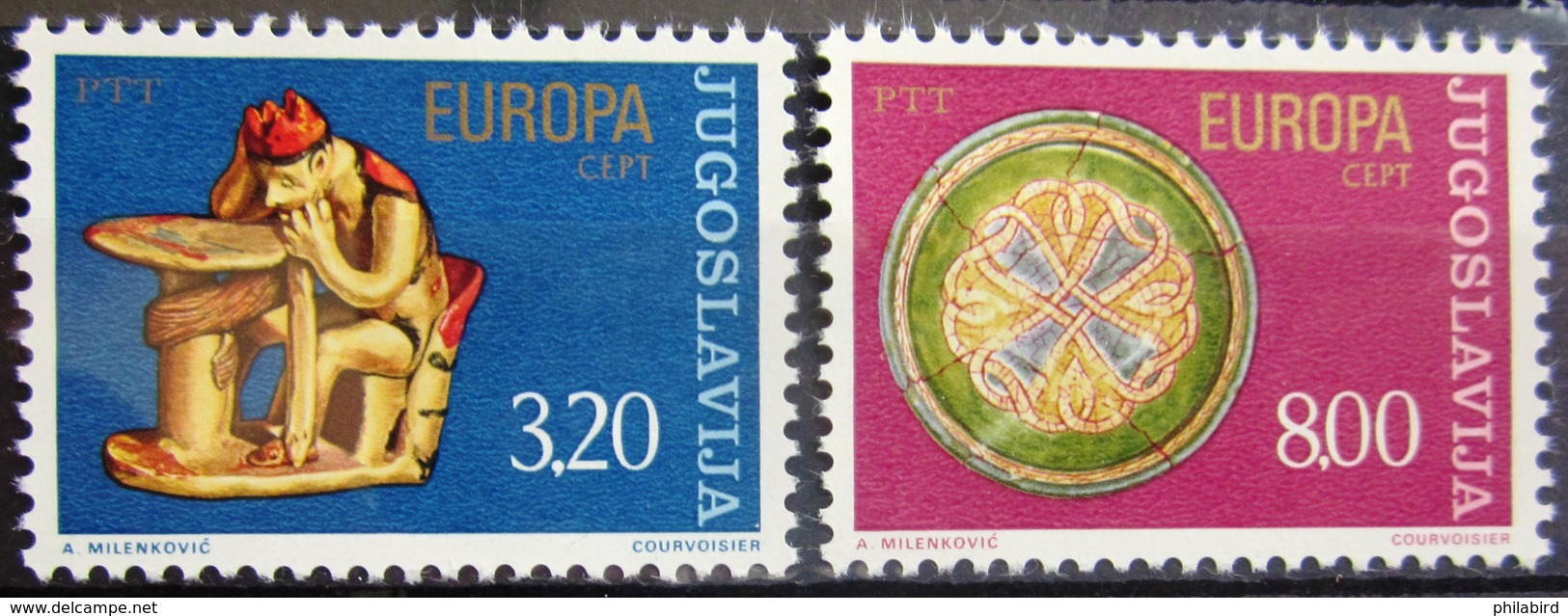 EUROPA            Année 1976         YOUGOSLAVIE          N° 1524/1525             NEUF** - 1976