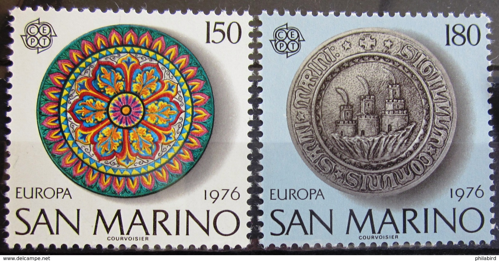 EUROPA            Année 1976         SAINT-MARIN           N° 923/924            NEUF** - 1976