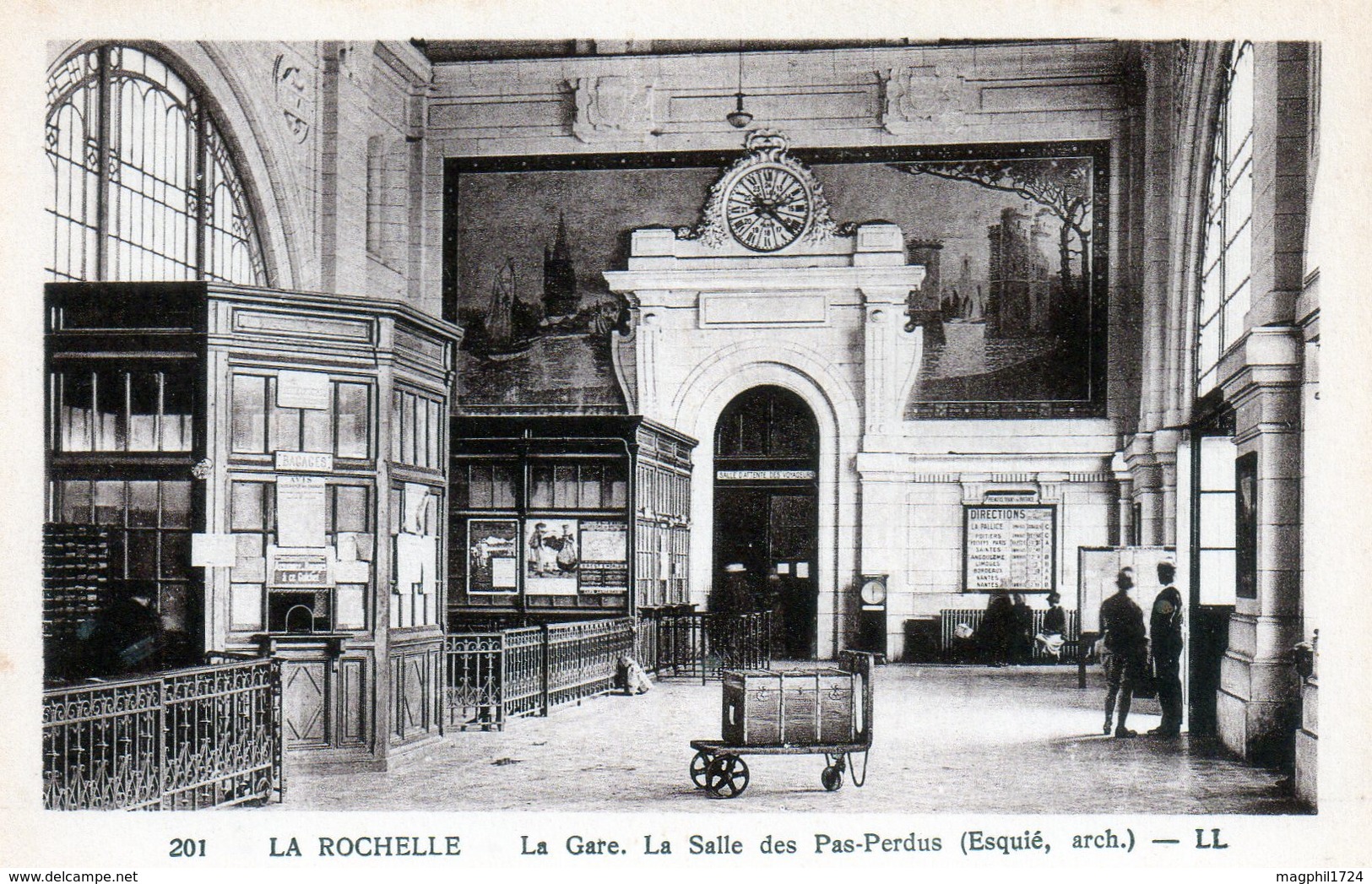 Cpa(la Rochelle La Gare La Salle Des Pas Perdus - La Rochelle