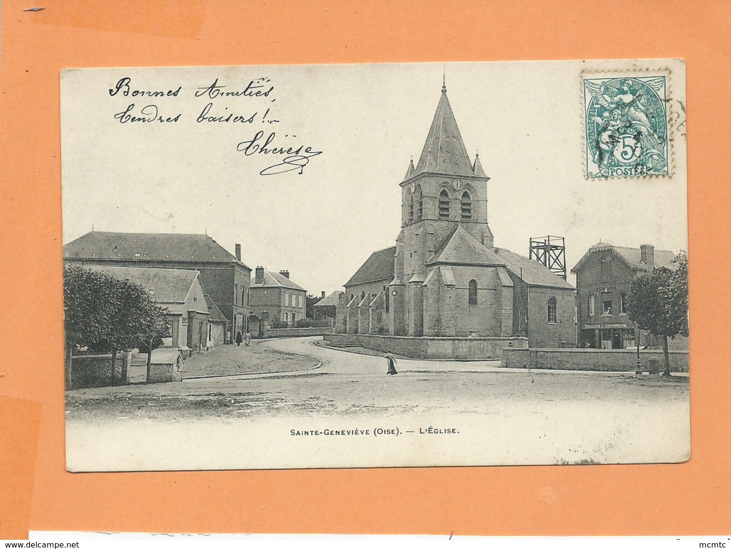 CPA - Sainte Geneviève -(Oise) - L'église - Sainte-Geneviève