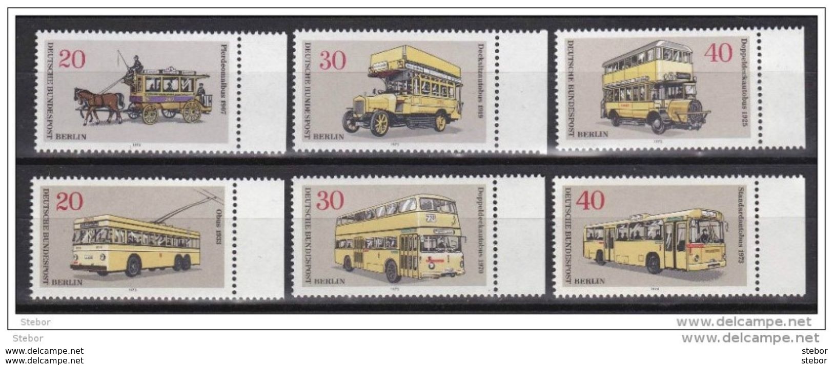 Duitsland Berlin Autobussen **, Zeer Mooi Lot Krt 3664 - Collections (sans Albums)